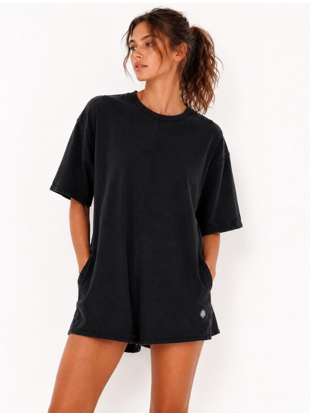 Free people hot shot romper black XS - Picture 1 of 10